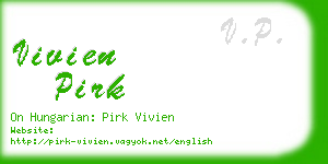 vivien pirk business card